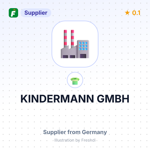 KINDERMANN GMBH – summary card, no photo uploaded yet