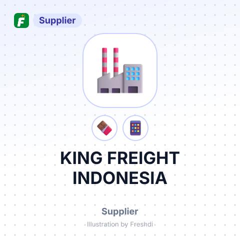 KING FREIGHT INDONESIA – summary card, no photo uploaded yet