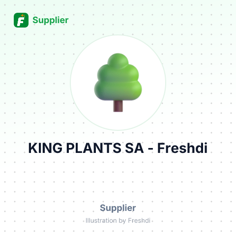 KING PLANTS SA – summary card, no photo uploaded yet