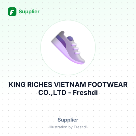 KING RICHES VIETNAM FOOTWEAR CO.,LTD – summary card, no photo uploaded yet