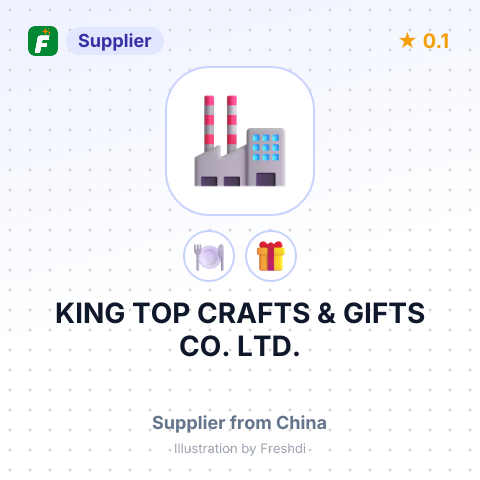 KING TOP CRAFTS & GIFTS CO.,LTD. – summary card, no photo uploaded yet