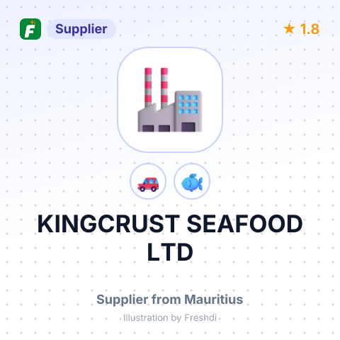KINGCRUST SEAFOOD LTD – summary card, no photo uploaded yet