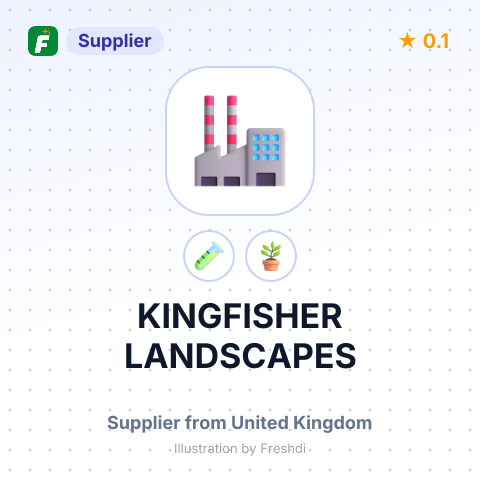 KINGFISHER LANDSCAPES – summary card, no photo uploaded yet