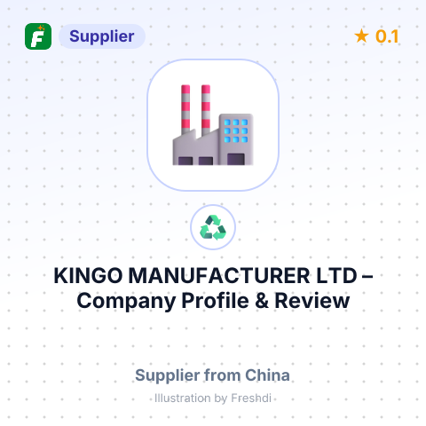 KINGO MANUFACTURER LTD – summary card, no photo uploaded yet