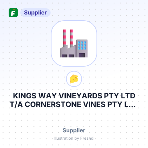 KINGS WAY VINEYARDS PTY LTD T/A CORNERSTONE VINES PTY LTD – summary card, no photo uploaded yet