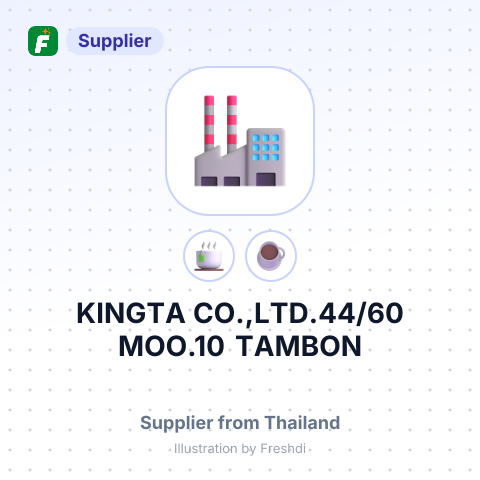 KINGTA CO.,LTD.44/60 MOO.10 TAMBON – summary card, no photo uploaded yet