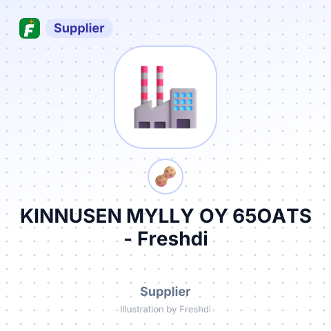 KINNUSEN MYLLY OY 65OATS – summary card, no photo uploaded yet