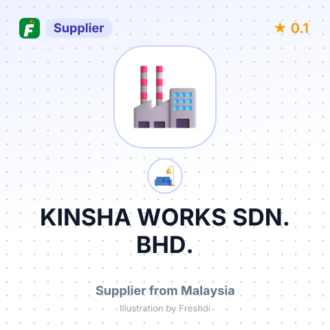 KINSHA WORKS SDN. BHD. – summary card, no photo uploaded yet