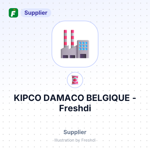 KIPCO DAMACO BELGIQUE – summary card, no photo uploaded yet