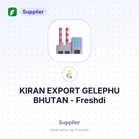 KIRAN EXPORT GELEPHU BHUTAN – summary card, no photo uploaded yet