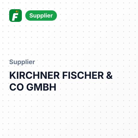 KIRCHNER FISCHER & CO GMBH – summary card, no photo uploaded yet