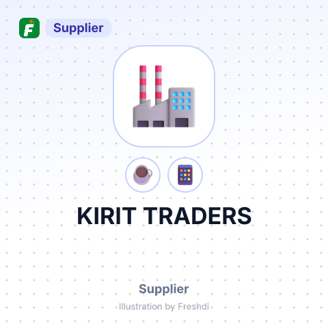 KIRIT TRADERS – summary card, no photo uploaded yet
