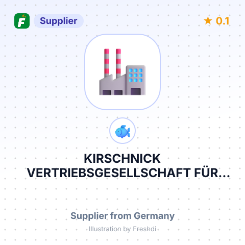KIRSCHNICK VERTRIEBSGESELLSCHAFT FÜR FRISCH- UND TIEFKÜHLWAREN MBH – summary card, no photo uploaded yet