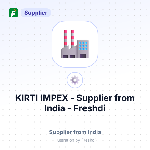 KIRTI IMPEX – summary card, no photo uploaded yet