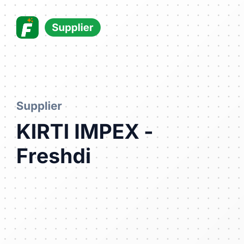 KIRTI IMPEX – summary card, no photo uploaded yet