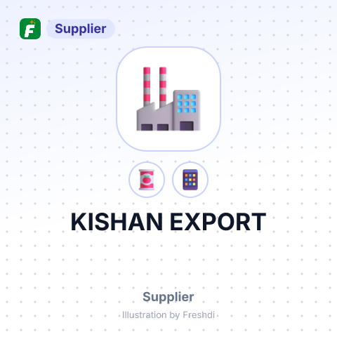 KISHAN EXPORT – summary card, no photo uploaded yet
