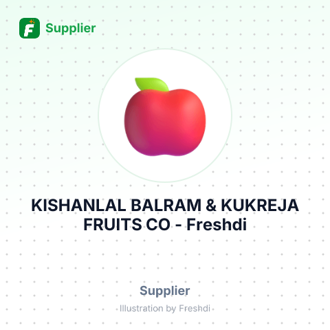KISHANLAL BALRAM & KUKREJA FRUITS CO – summary card, no photo uploaded yet