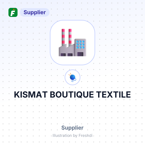 KISMAT BOUTIQUE TEXTILE – summary card, no photo uploaded yet