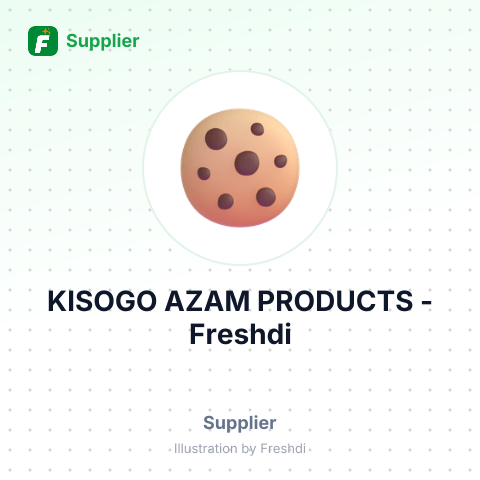 KISOGO AZAM PRODUCTS – summary card, no photo uploaded yet