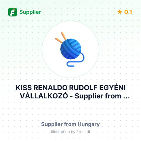 KISS RENALDO RUDOLF EGYÉNI VÁLLALKOZÓ – summary card, no photo uploaded yet