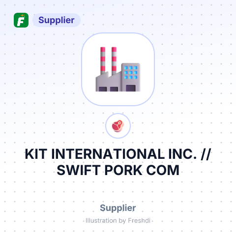 KIT INTERNATIONAL INC. // SWIFT PORK COM – summary card, no photo uploaded yet