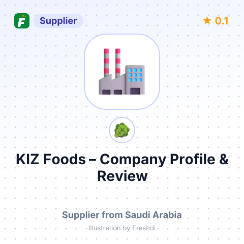 KIZ Foods – summary card, no photo uploaded yet