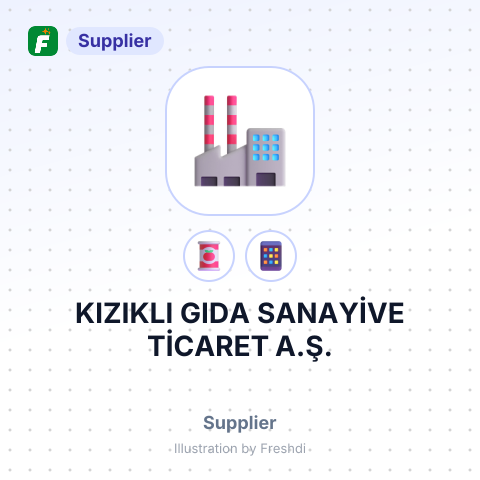 KIZIKLI GIDA SANAYİVE TİCARET A.Ş. – summary card, no photo uploaded yet