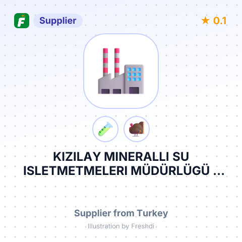 KIZILAY MINERALLI SU ISLETMETMELERI  MÜDÜRLÜGÜ – summary card, no photo uploaded yet