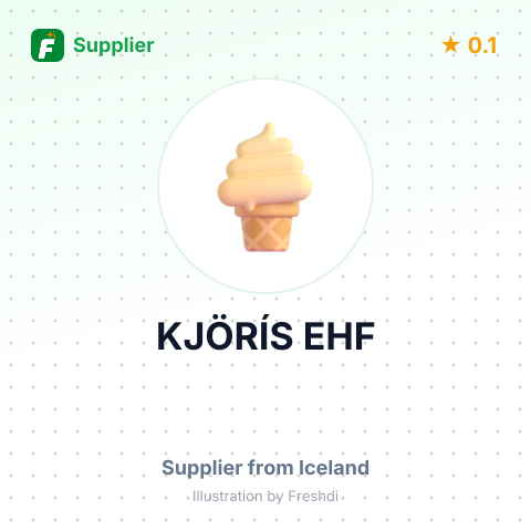 KJÖRÍS EHF – summary card, no photo uploaded yet