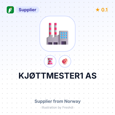 KJØTTMESTER1 AS – summary card, no photo uploaded yet