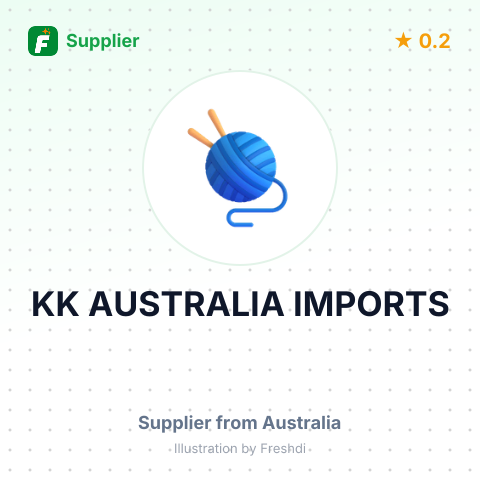 KK AUSTRALIA IMPORTS  – summary card, no photo uploaded yet