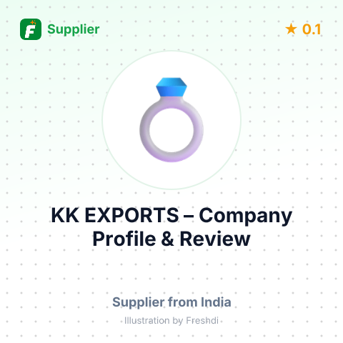 KK EXPORTS – summary card, no photo uploaded yet