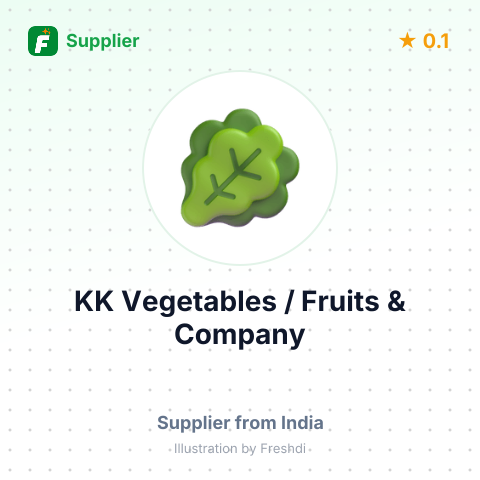 KK Vegetables / Fruits & Company – summary card, no photo uploaded yet
