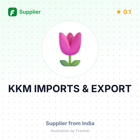 KKM IMPORTS & EXPORT – summary card, no photo uploaded yet