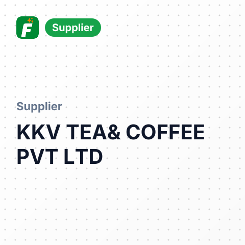 KKV TEA& COFFEE PVT LTD – summary card, no photo uploaded yet