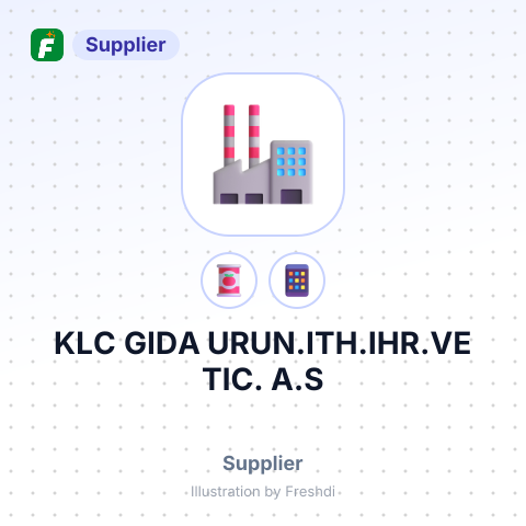 KLC GIDA URUN.ITH.IHR.VE TIC. A.S – summary card, no photo uploaded yet