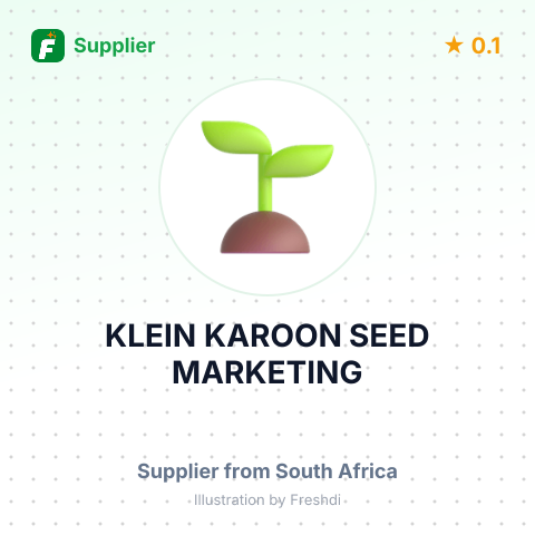 KLEIN KAROON SEED MARKETING – summary card, no photo uploaded yet