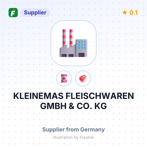 KLEINEMAS FLEISCHWAREN GMBH & CO. KG – summary card, no photo uploaded yet