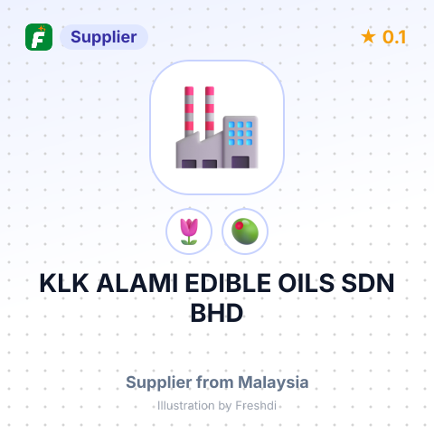 KLK ALAMI EDIBLE OILS SDN BHD – summary card, no photo uploaded yet