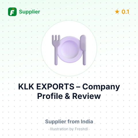 KLK EXPORTS – summary card, no photo uploaded yet