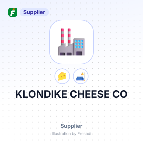 KLONDIKE CHEESE CO – summary card, no photo uploaded yet