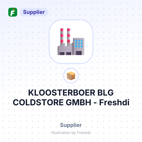 KLOOSTERBOER BLG COLDSTORE GMBH – summary card, no photo uploaded yet