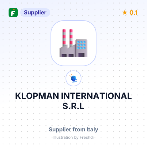 KLOPMAN INTERNATIONAL S.R.L – summary card, no photo uploaded yet