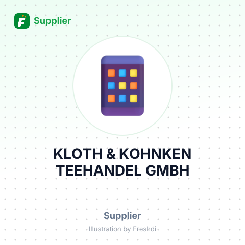 KLOTH & KOHNKEN TEEHANDEL GMBH – summary card, no photo uploaded yet