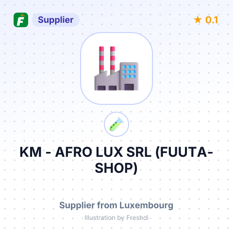 KM - AFRO LUX SRL (FUUTA-SHOP) – summary card, no photo uploaded yet