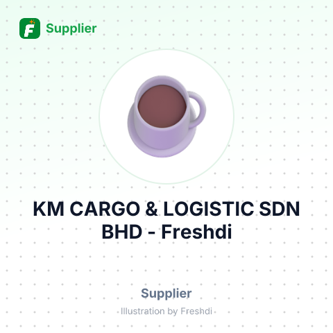 KM CARGO & LOGISTIC SDN BHD – summary card, no photo uploaded yet