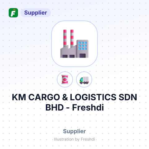 KM CARGO & LOGISTICS SDN BHD – summary card, no photo uploaded yet