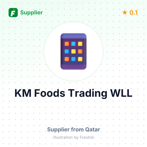 KM Foods Trading WLL  – summary card, no photo uploaded yet