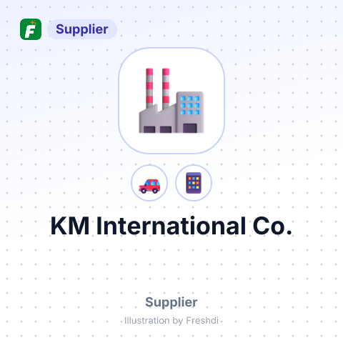 KM International Co. – summary card, no photo uploaded yet