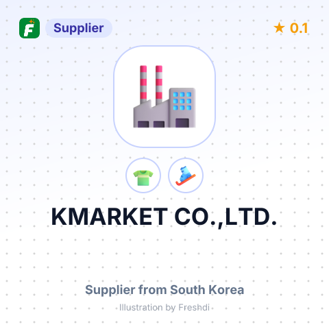 KMARKET CO.,LTD. – summary card, no photo uploaded yet